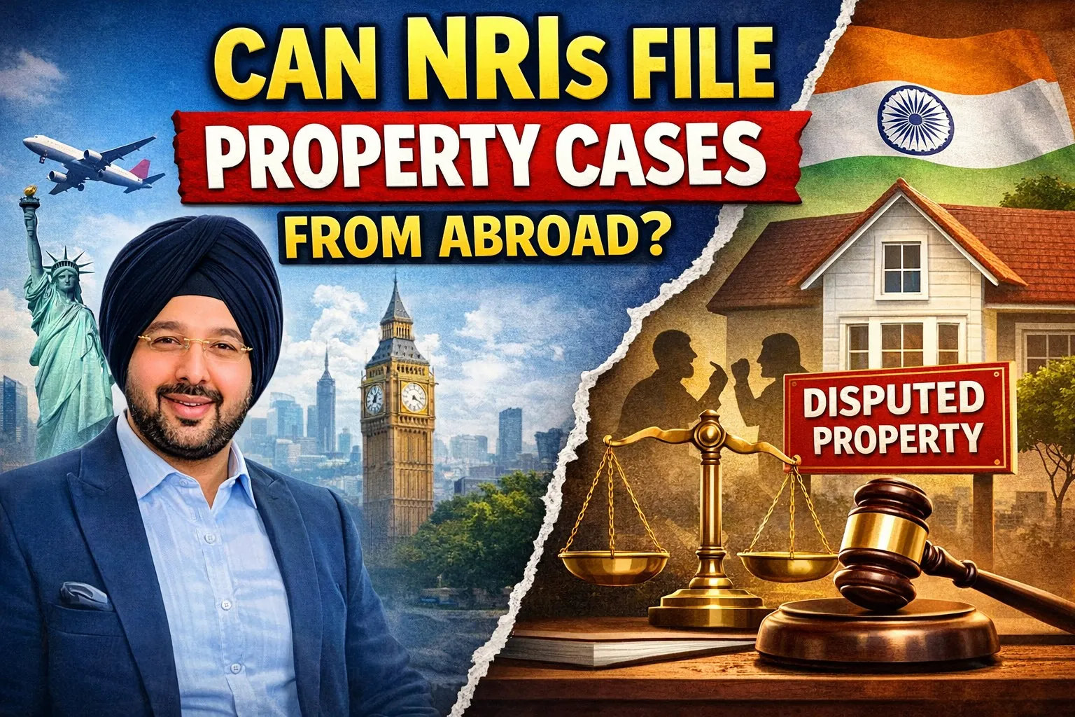 Filing a Property Case in India While Living Abroad: NRI Guide
